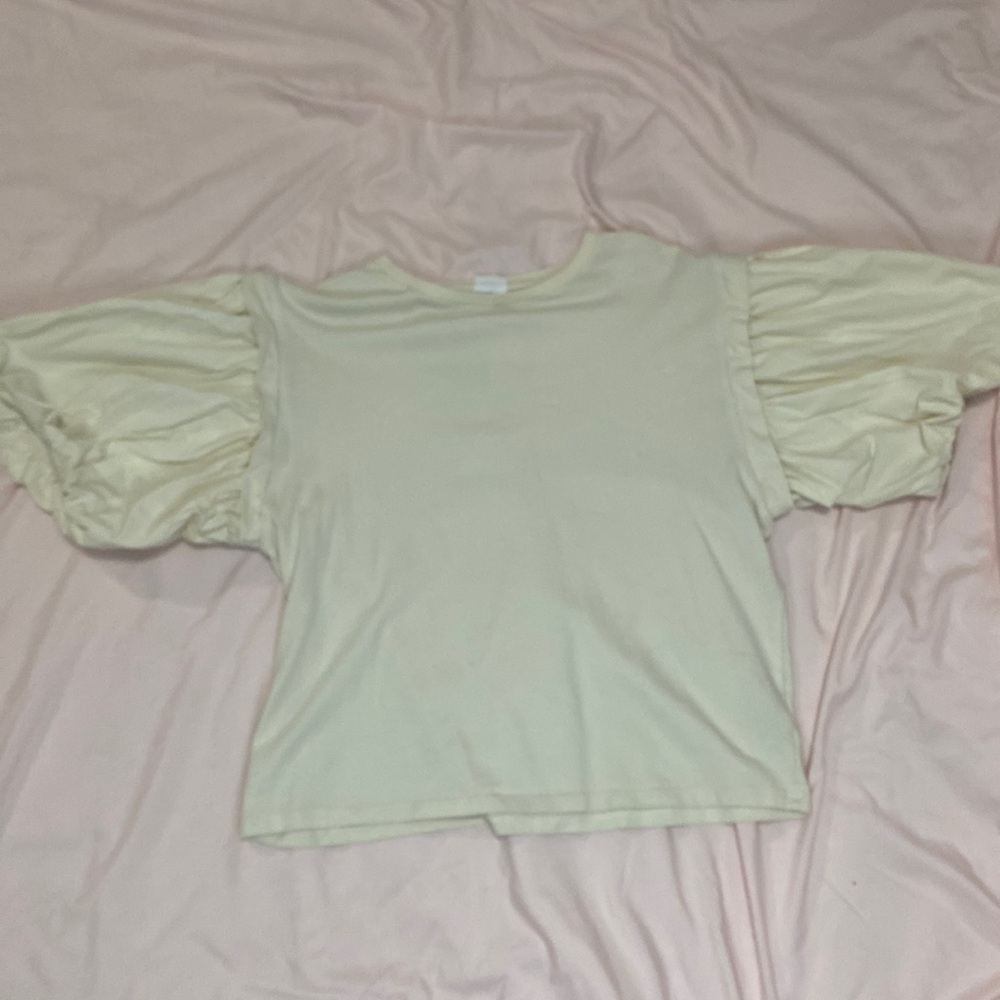 ZARA KIDS SIZE 13-14 PUFF SLEEVE SHIRT